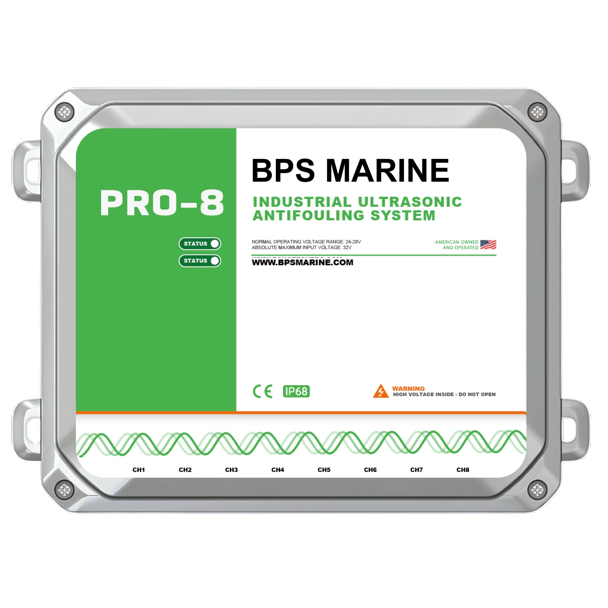 PRO-8 24V Ultrasonic Antifouling System